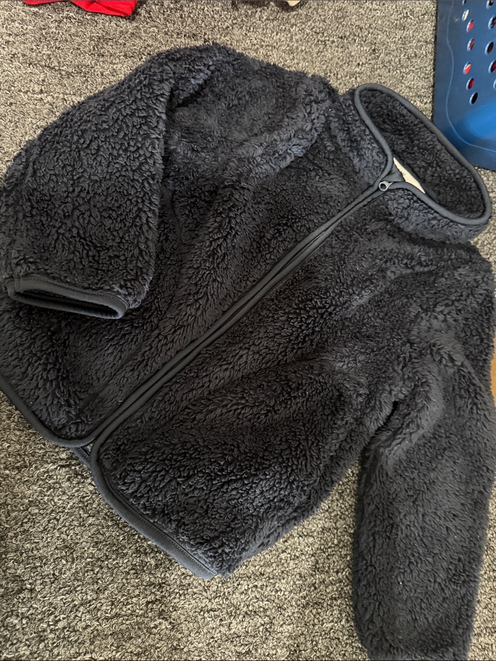H&M Black Plush Sherpa Jacket - Kids